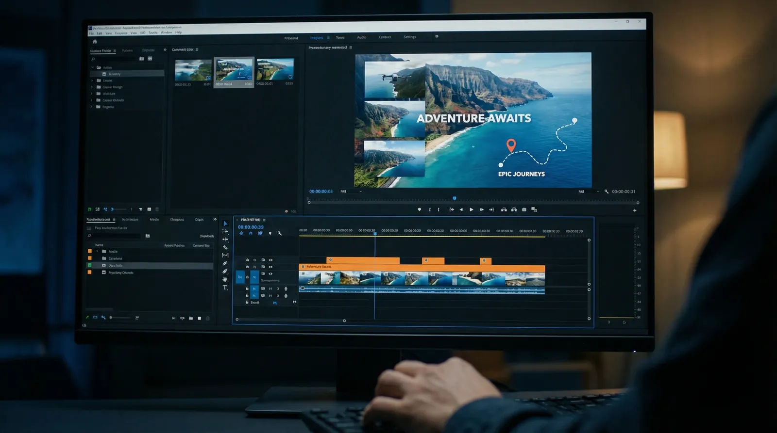 乐玩体育网站 旅行Vlog航拍模板